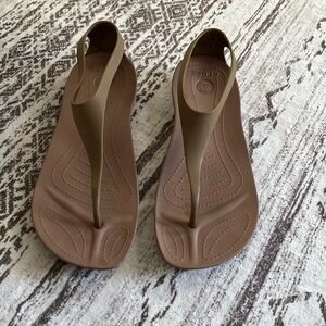 Crocs Size 10 women’s Sexi Flips